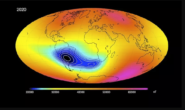 Anomalia Magnética no Sul e Sudeste do Brasil intriga cientistas