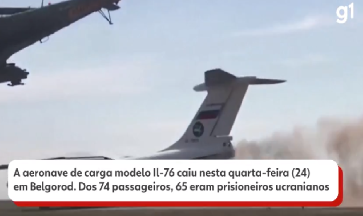 Avião militar que caiu na Rússia é da era soviética, e mesmo modelo explodiu ao pousar no ano passado