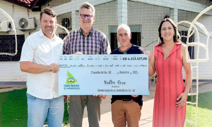 Câmara Municipal realiza devolução do duodécimo ao Poder Executivo