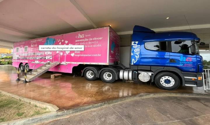 Carreta da prevenção do Hospital de Amor de Barretos estará em Chapadão do Céu
