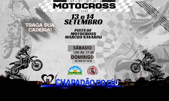 Esse final de semana acontece o Motocross
