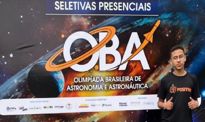 Estudante de Cassilândia participa de Olimpíada Brasileira de Astronomia no Rio de Janeiro