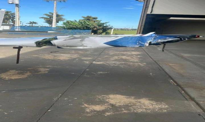 HOMEM É PRESO APÓS CAUSAR DANOS EM AERONAVES AO TENTAR DECOLAR NU EM AEROPORTO DE CHAPADÃO DO CÉU