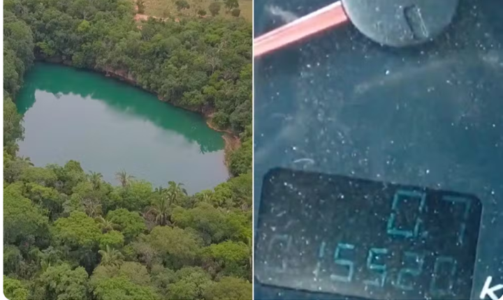 Lago ‘sem fundo’ de Niquelândia: amigos calculam mais de 700 metros de profundidade