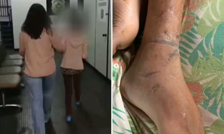 Mãe demonstrou ‘frieza e desprezo’ pelo filho que ficou acorrentado sem água e comida, diz delegada
