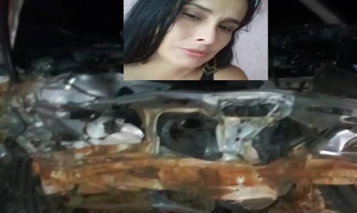 Mulher morre em grave colisão entre carro e carreta na BR-158, em Cassilândia