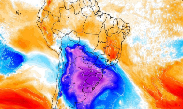 Nova onda de ar frio pode trazer temperaturas negativas para Goiás