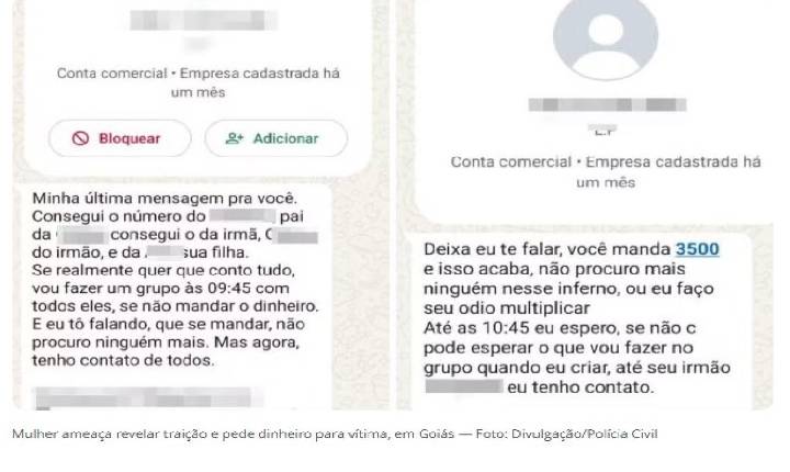 Pai e irmão de mulher que extorquiu cerca de R$ 50 mil de amigo para não revelar traição participaram do crime, diz polí