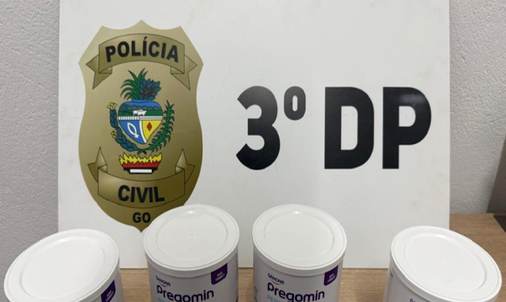 PCGO apreende suplementos infantis distribuídos pela rede pública comercializados de forma irregular, Aparecida de Goiás