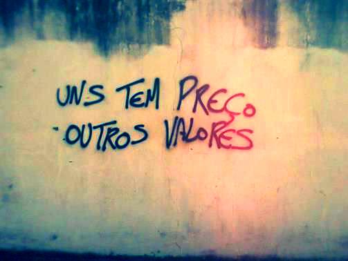 Quais são os seus valores?