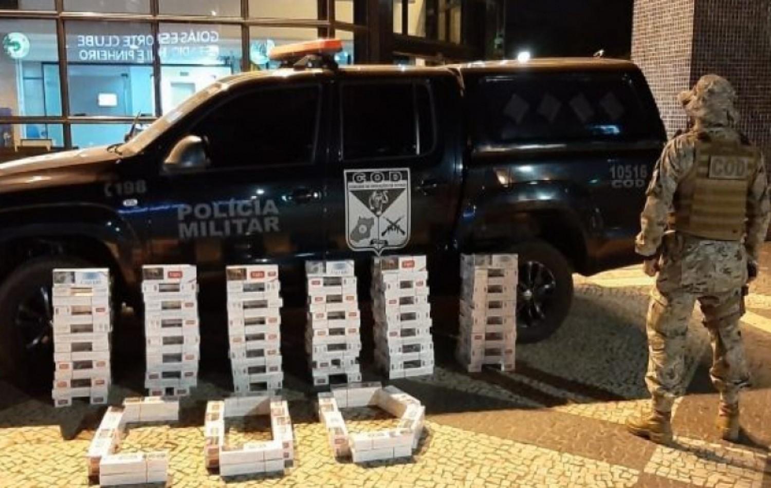 Quatro mil maços de cigarros contrabandeados são apreendidos no Sul de Goiás