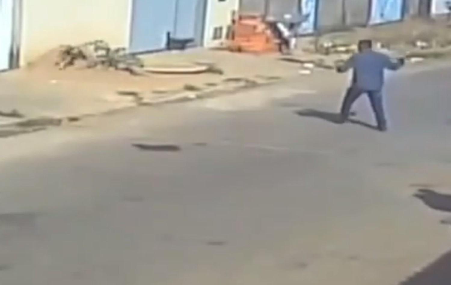 Homem mata cão com pedaço de concreto enquanto animal brincava em rua de Aparecida de Goiânia