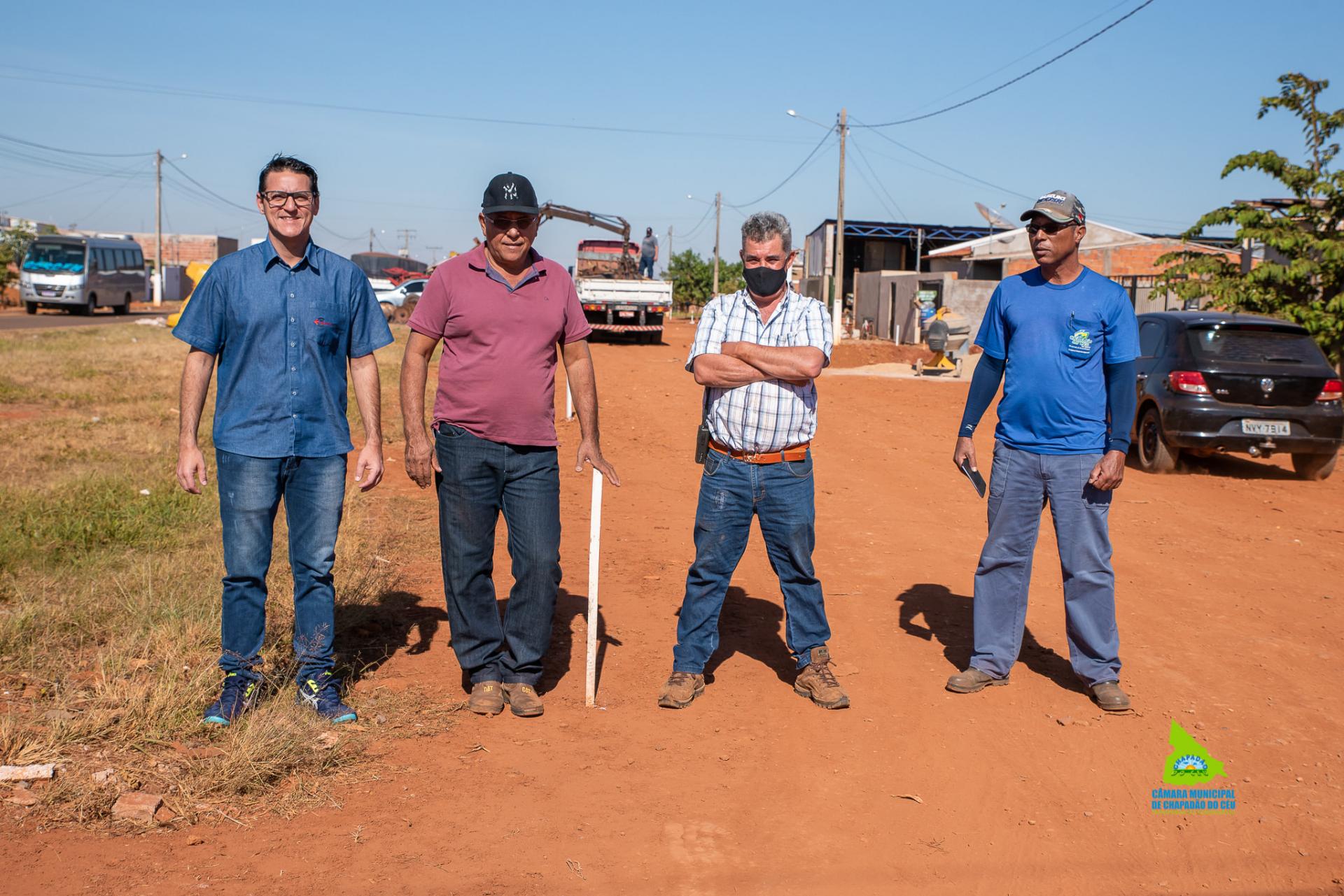 Obras de asfaltamento são iniciadas no Campo Verde