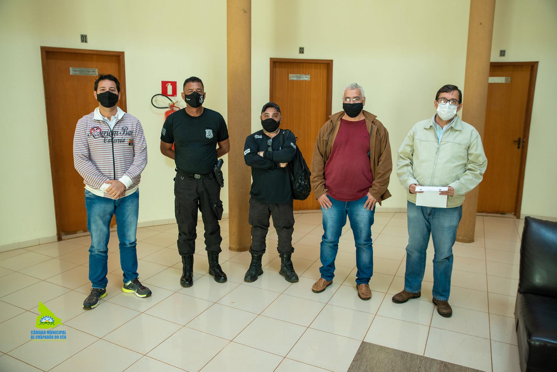 Vereador Diego se reúne com agentes penitenciários e representantes do CONSEG
