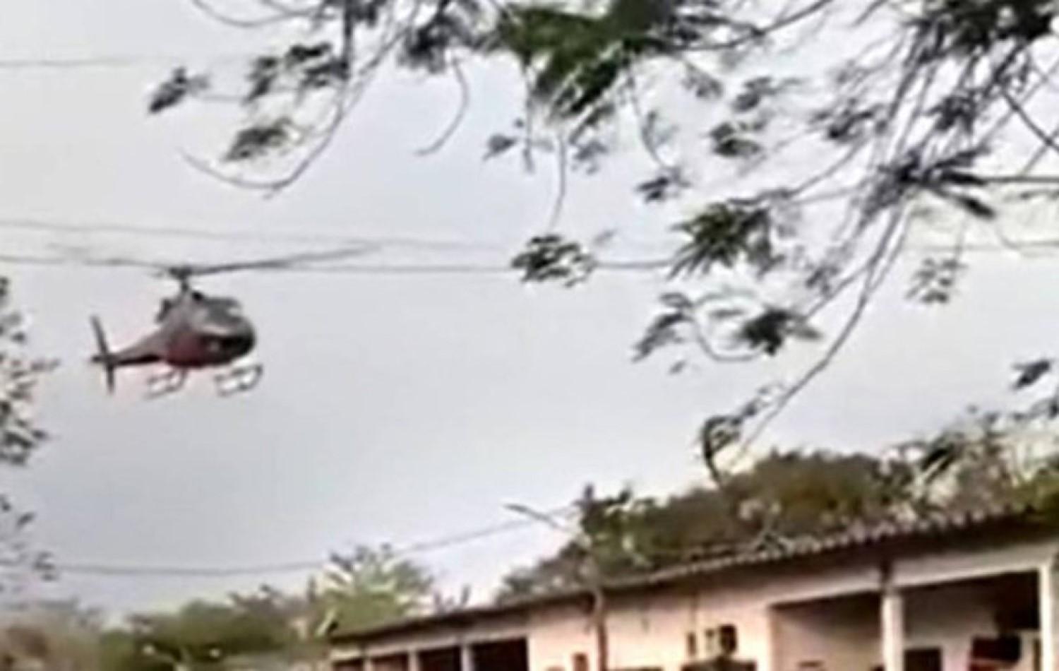 Bandidos sequestram helicóptero no Rio para tentar chegar a presídio
