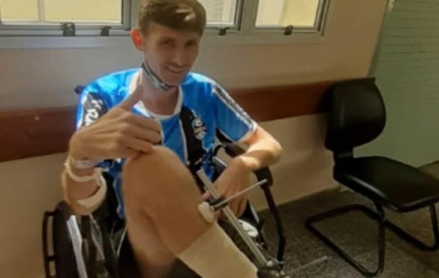 Homem dá exemplo de superação após perder as pernas em colheitadeira, em Goiás