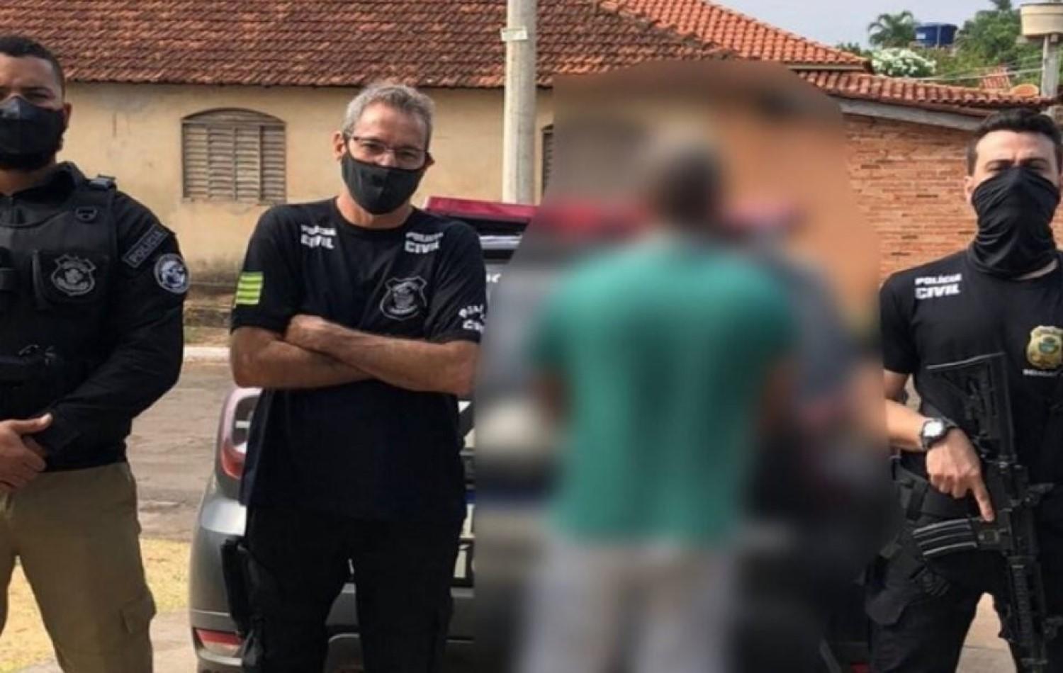 Trio é preso suspeito de matar homem e arrastar corpo em moto, em Palestina de Goiás