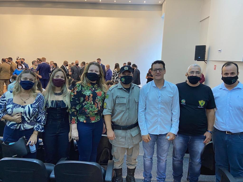 Chapadão do Céu participa da troca de comando do 14° CRPM de Jataí