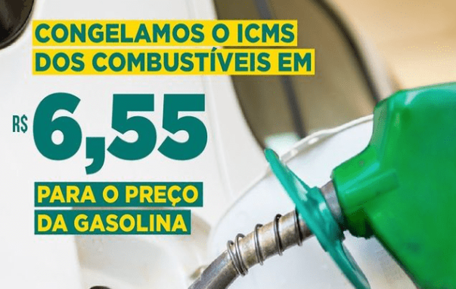 Governo de Goiás vai cobrar o ICMS sobre o preço fixo da gasolina em R$ 6,55