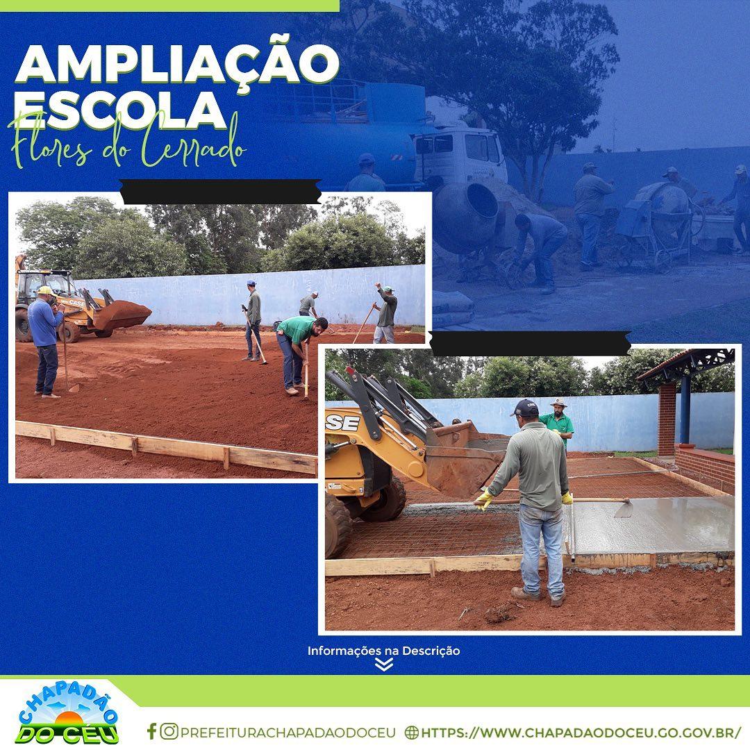 Secretaria de Educação investe na ampliação da Escola Flores do Cerrado