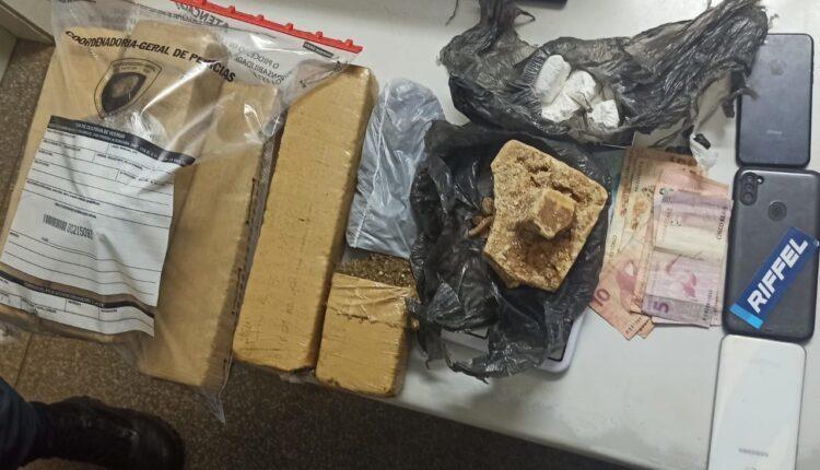 PM de Chapadão do Sul prende traficante com quase 7 kg de drogas