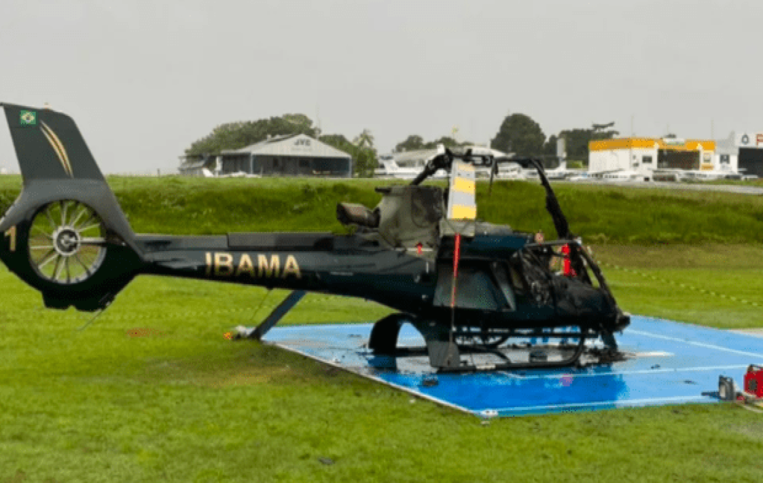 PF prende empresário goiano ligado a garimpo ilegal por ordenar queima de helicópteros do Ibama