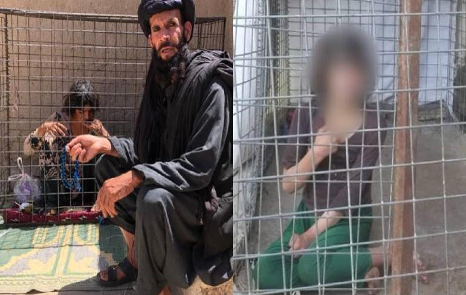 Duas adolescentes são mantidas em gaiolas no Afeganistão devido a doença neurológica