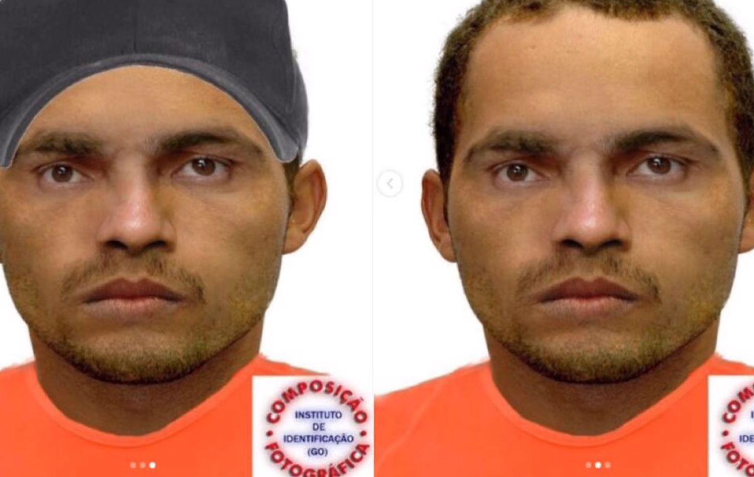 Polícia divulga retrato falado de homem que amarrou e abusou de mulher, em Rio Verde (GO)