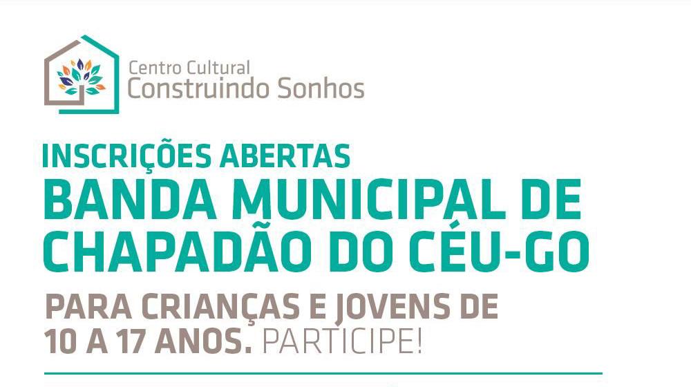 Banda Municipal está com inscrições abertas