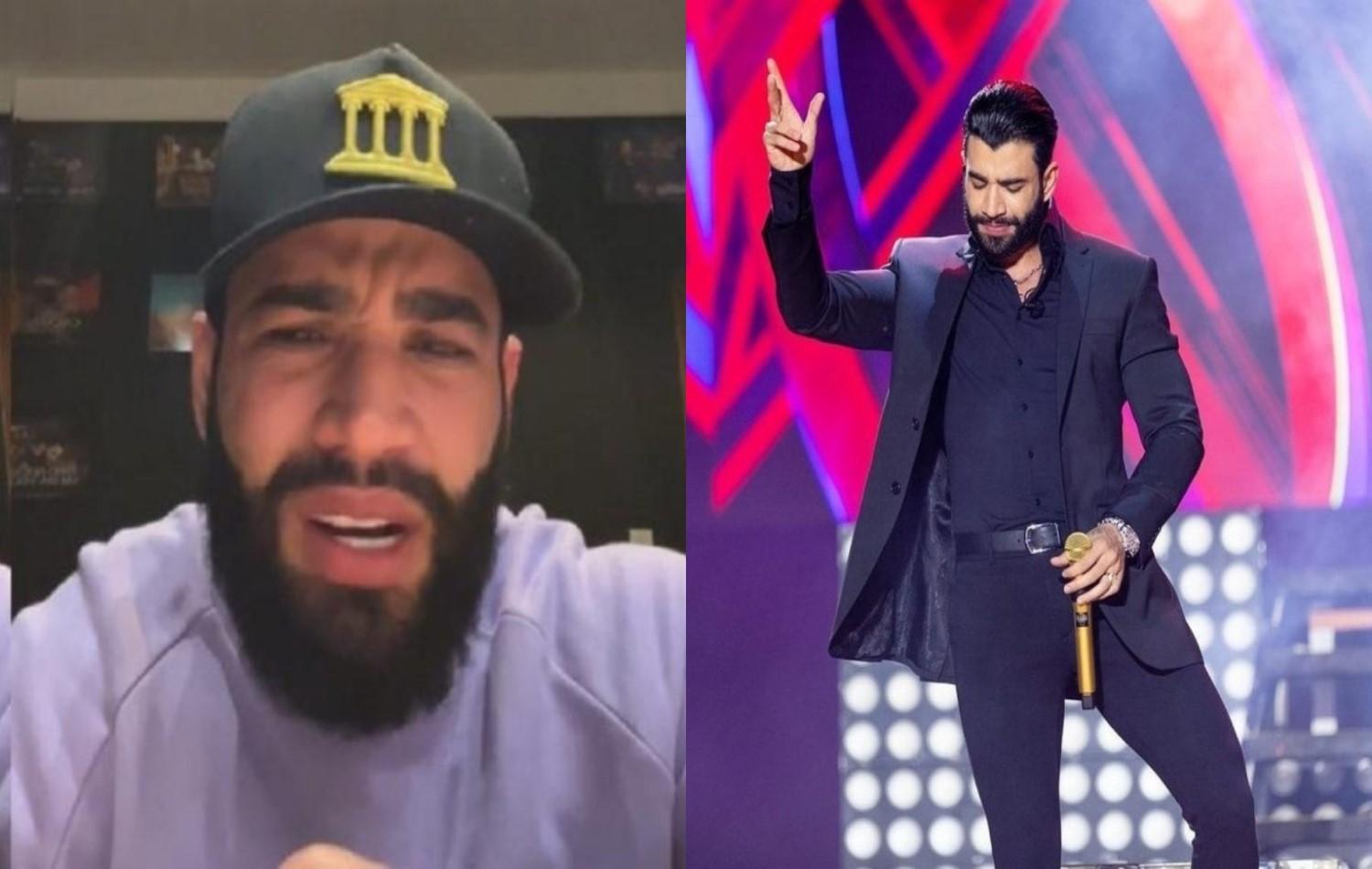 Gusttavo Lima chora e diz que está sendo tratado ‘como bandido’ após polêmica com prefeituras