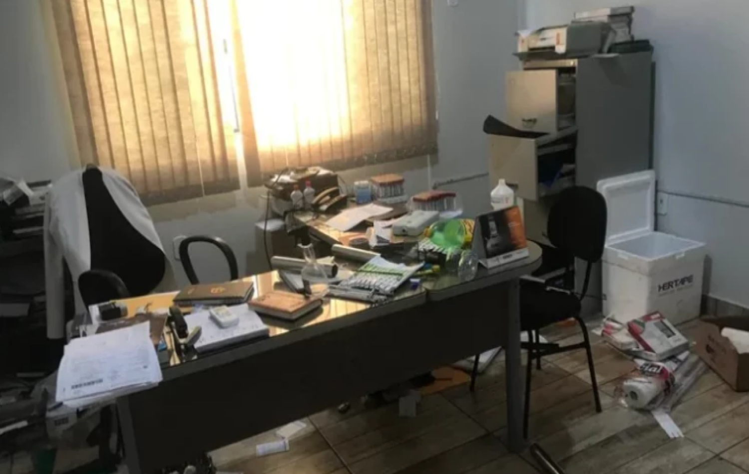 Bandidos invadem a sede do Sindicato Rural de Cassilândia