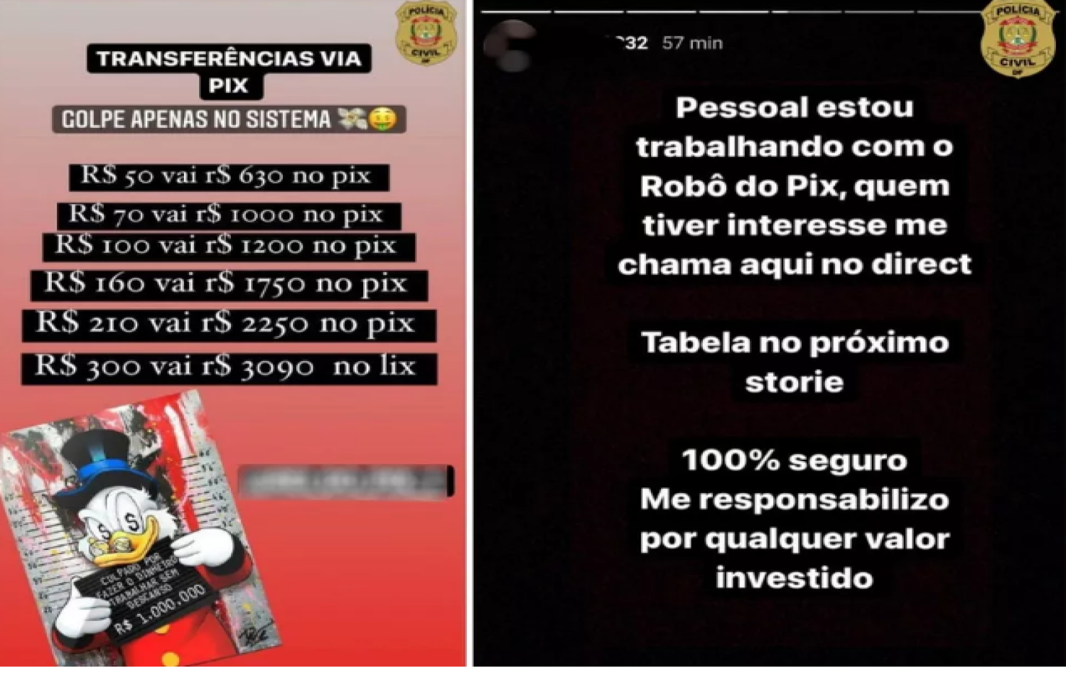 Jovem é suspeito de aplicar golpe em centenas de pessoas ao prometer multiplicar em 10 vezes valores depositados por PIX