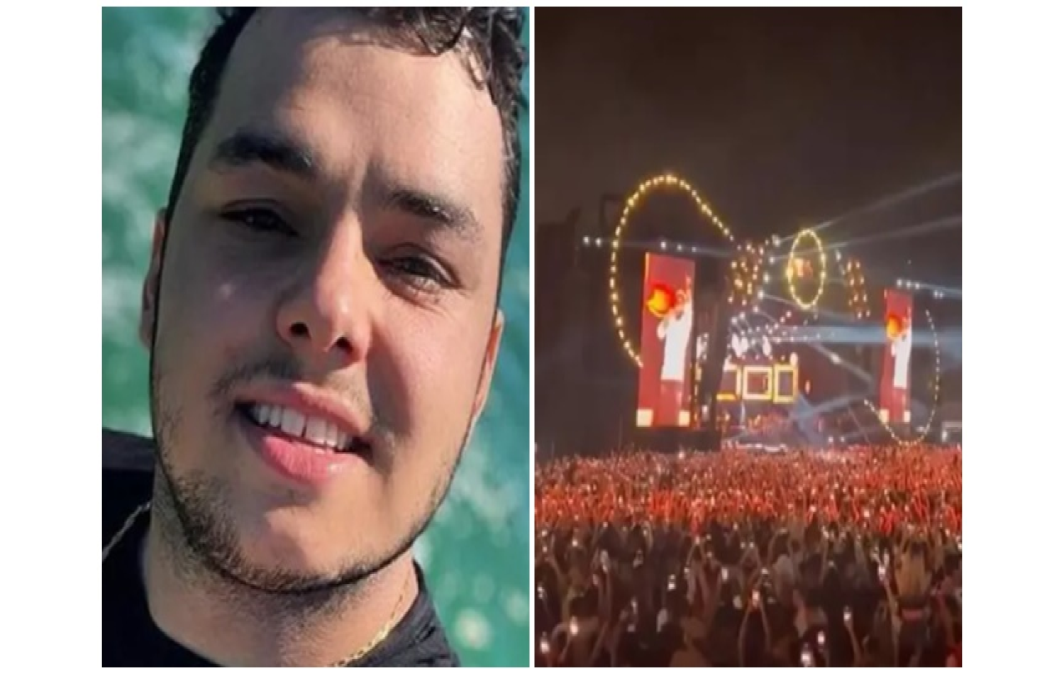 PM é denunciado por atirar contra jovem durante show do Henrique e Juliano em Goiânia.