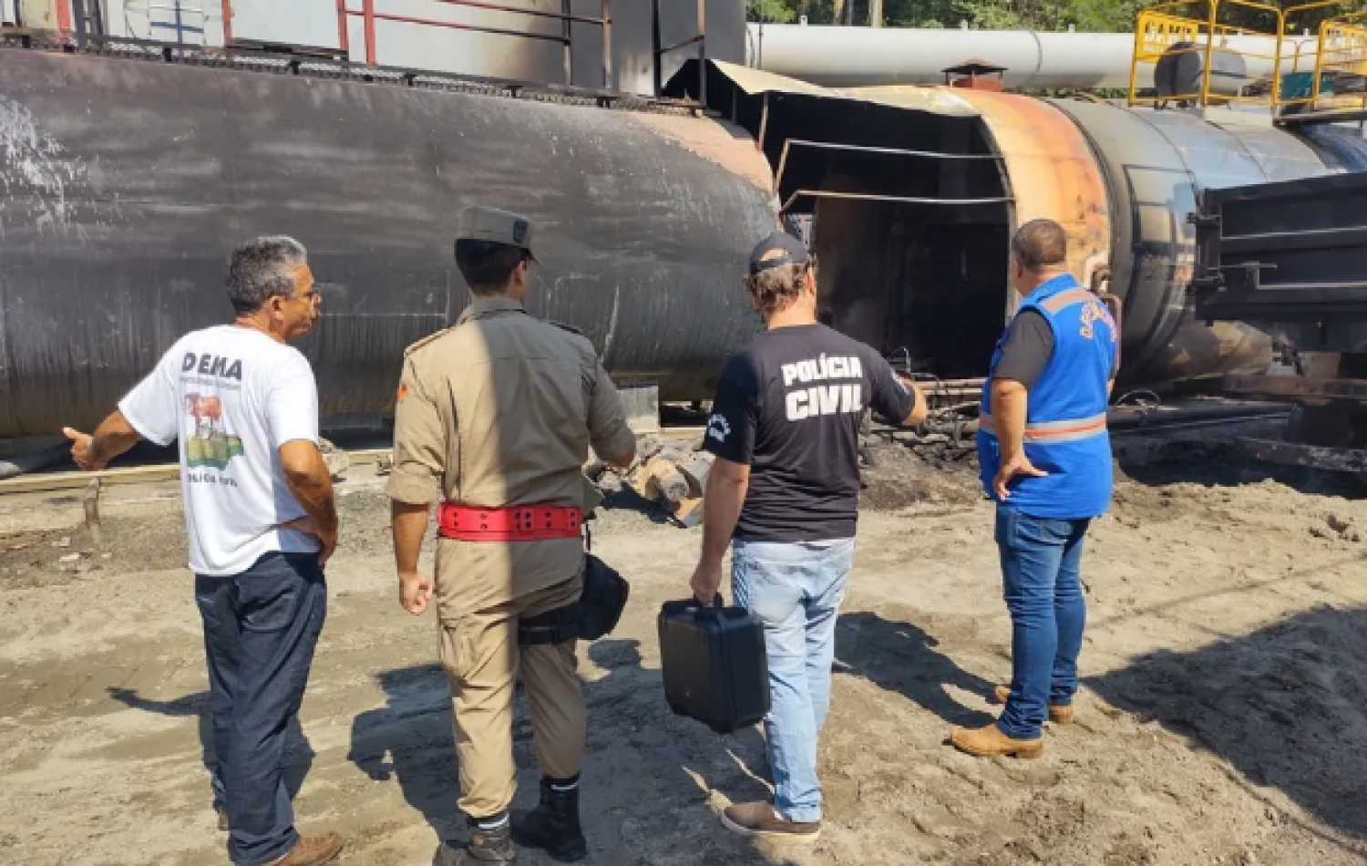 Prefeitura de Aparecida levanta se explosão em usina de asfalto causa mau cheiro na Grande Goiânia