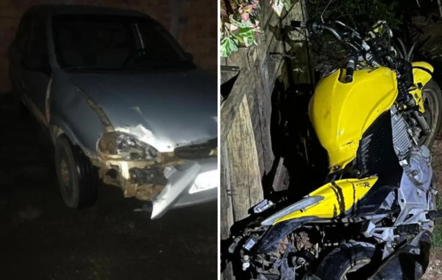 Homem é baleado, entra em carro para perseguir suspeitos e atropela motoqueiro e garupa de propósito em Mineiros, diz PM