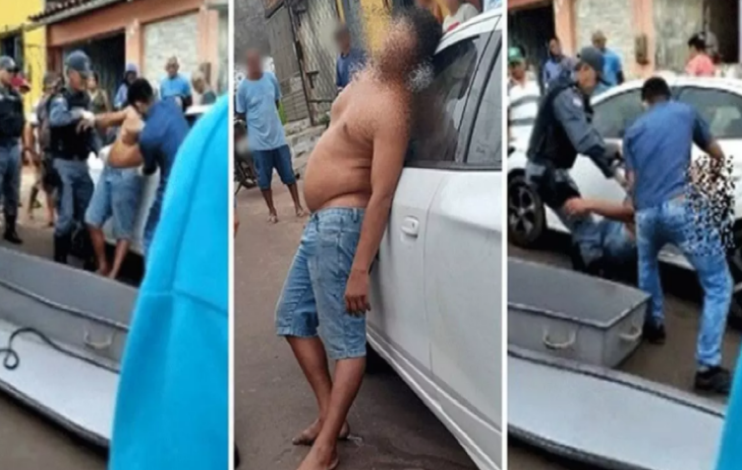 Morto em Pé: Homem é encontrado morto em pé encostado em carro no Maranhão