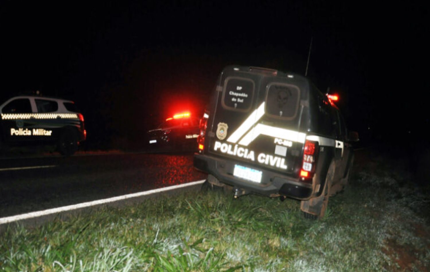 Bandido é morto em Chapadão do Sul na troca de tiros com PC