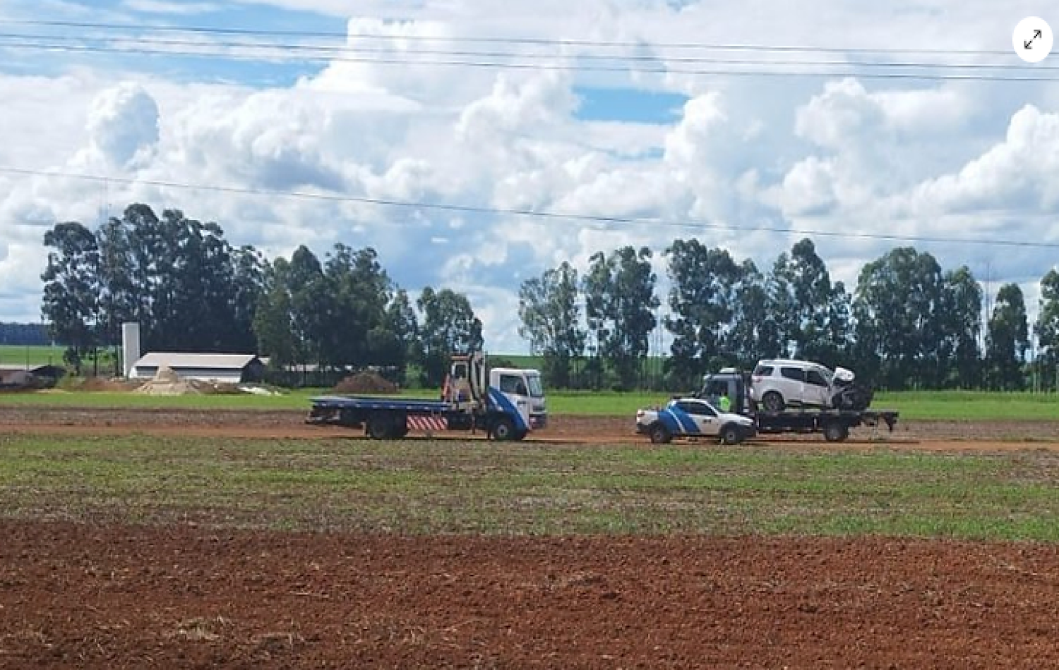 Acidente na MS 306 deixou cinco pessoas feridas em Chapadão do Sul