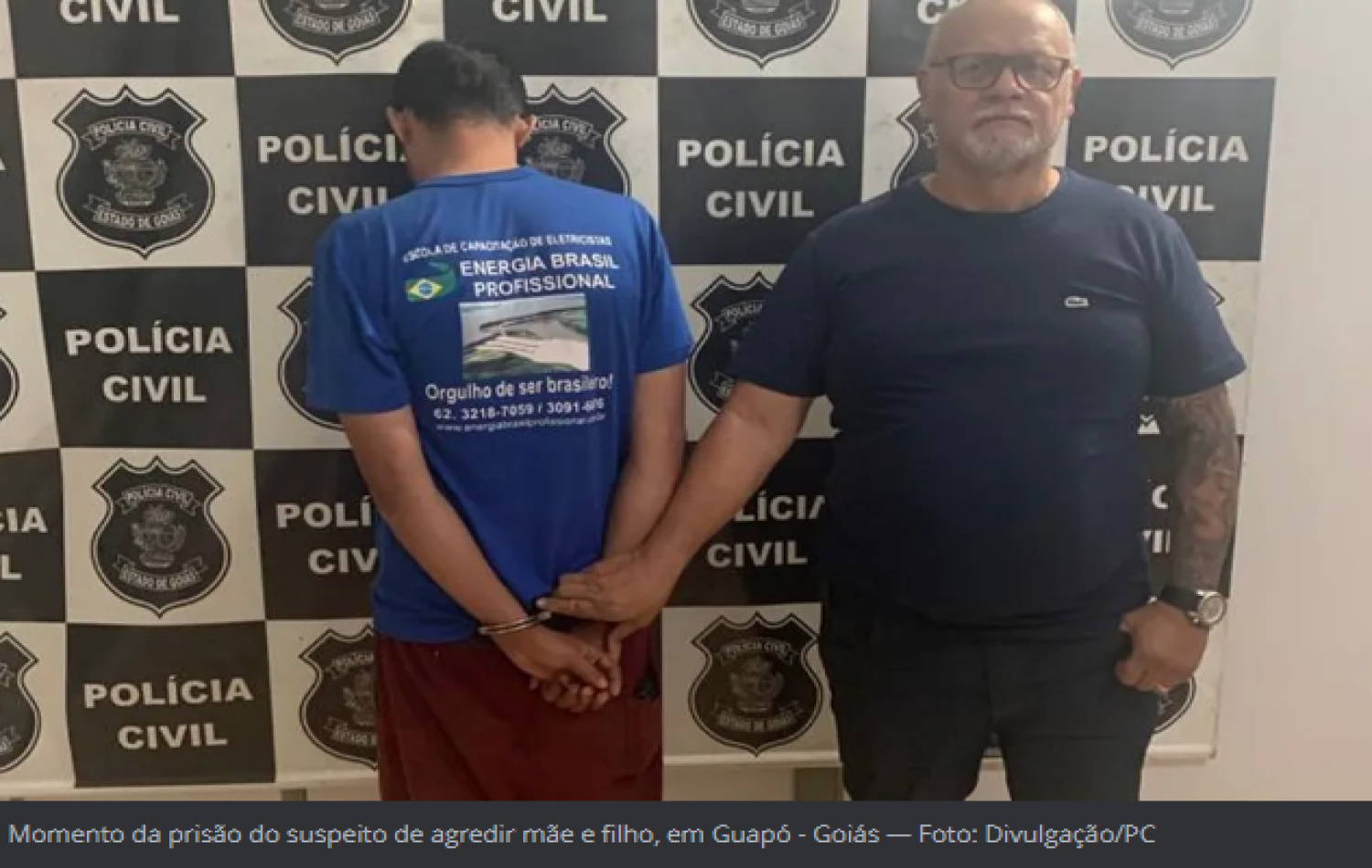 Homem é preso suspeito de agredir e quebrar dentes do próprio filho ao tentar proteger a mãe