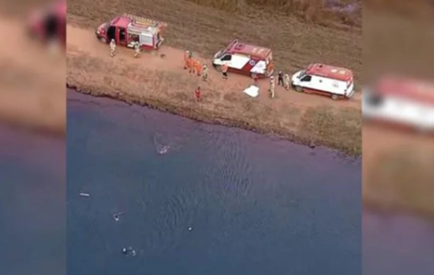Avó de crianças mortas em lagoa do DF diz que neto pediu para motorista parar