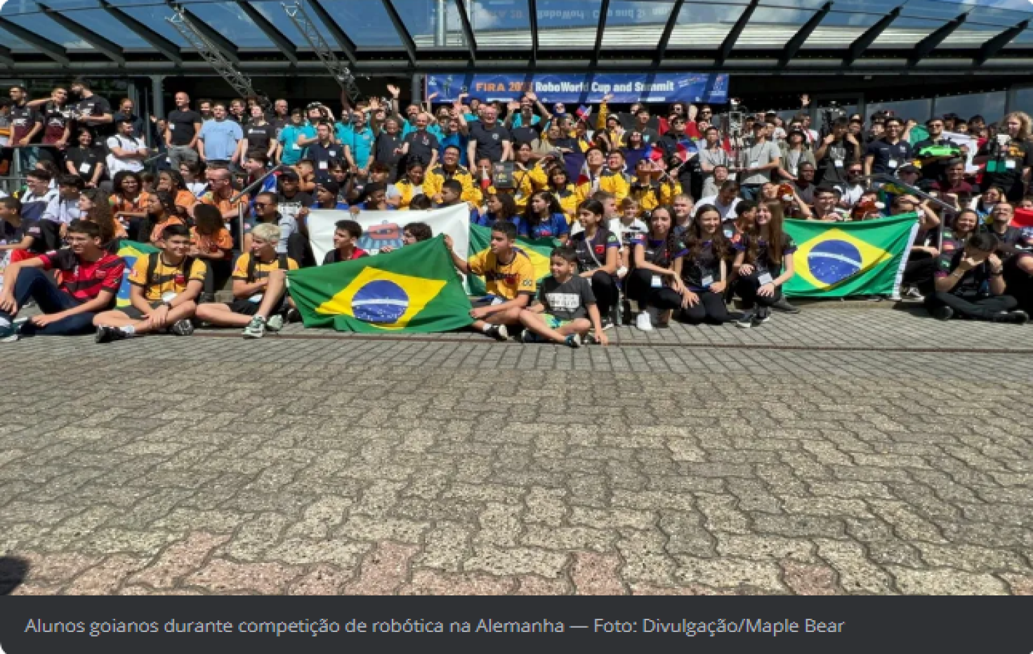 Estudantes goianos vencem mundial de robótica na Alemanha