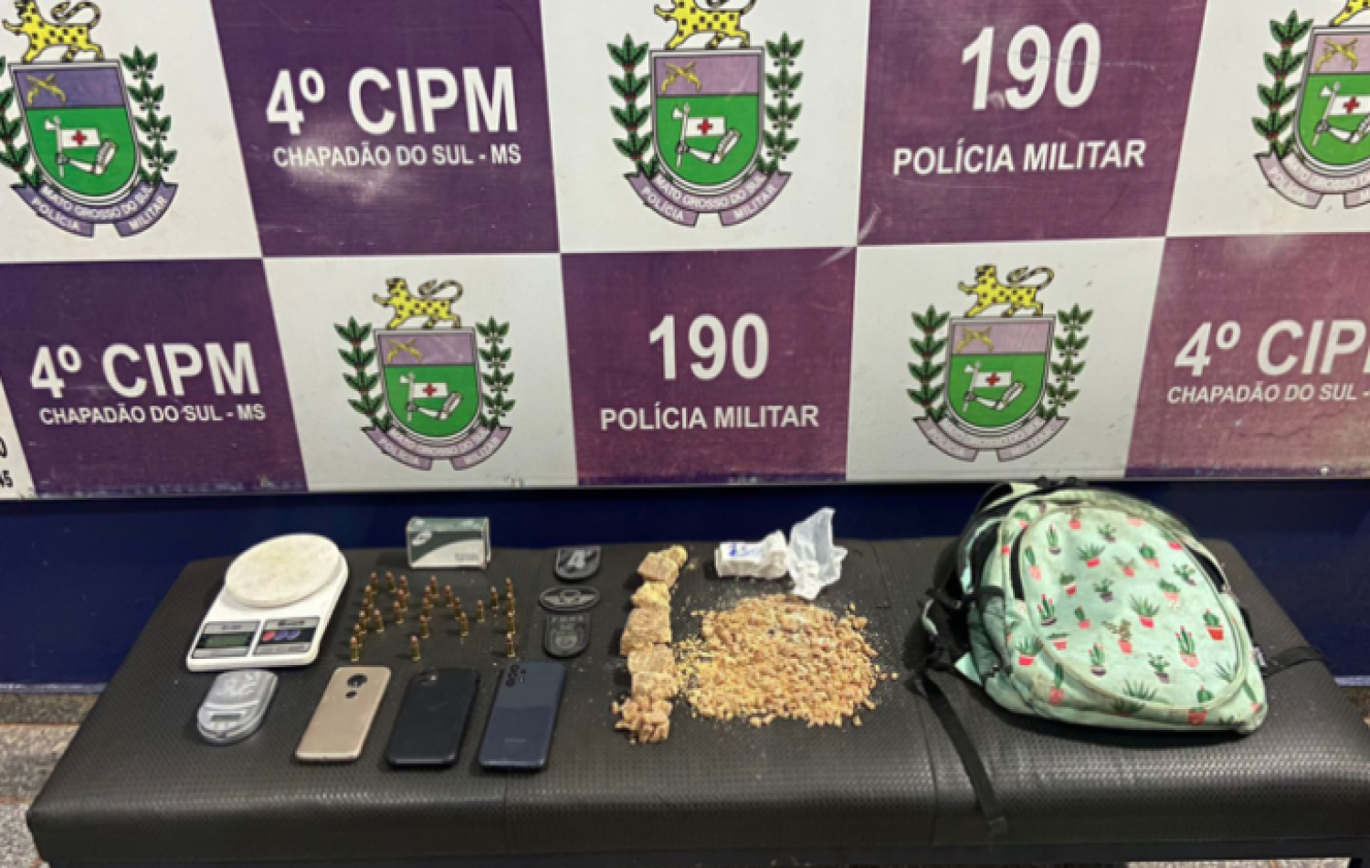 Preso em Chapadão “Guarda Roupa” de traficante