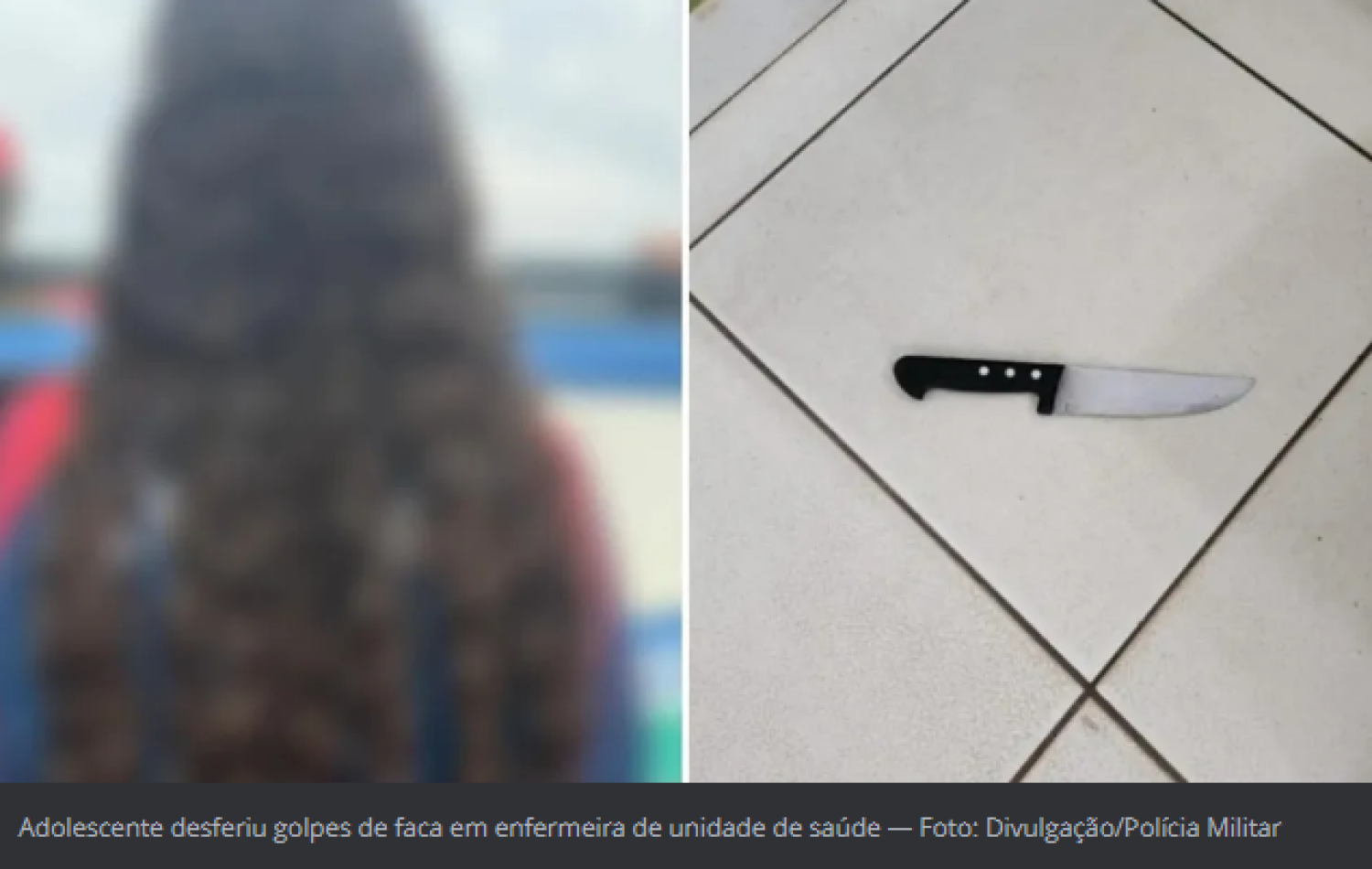 Adolescente é apreendida por esfaquear enfermeira após se irritar ao não ser atendida com prioridade, diz polícia
