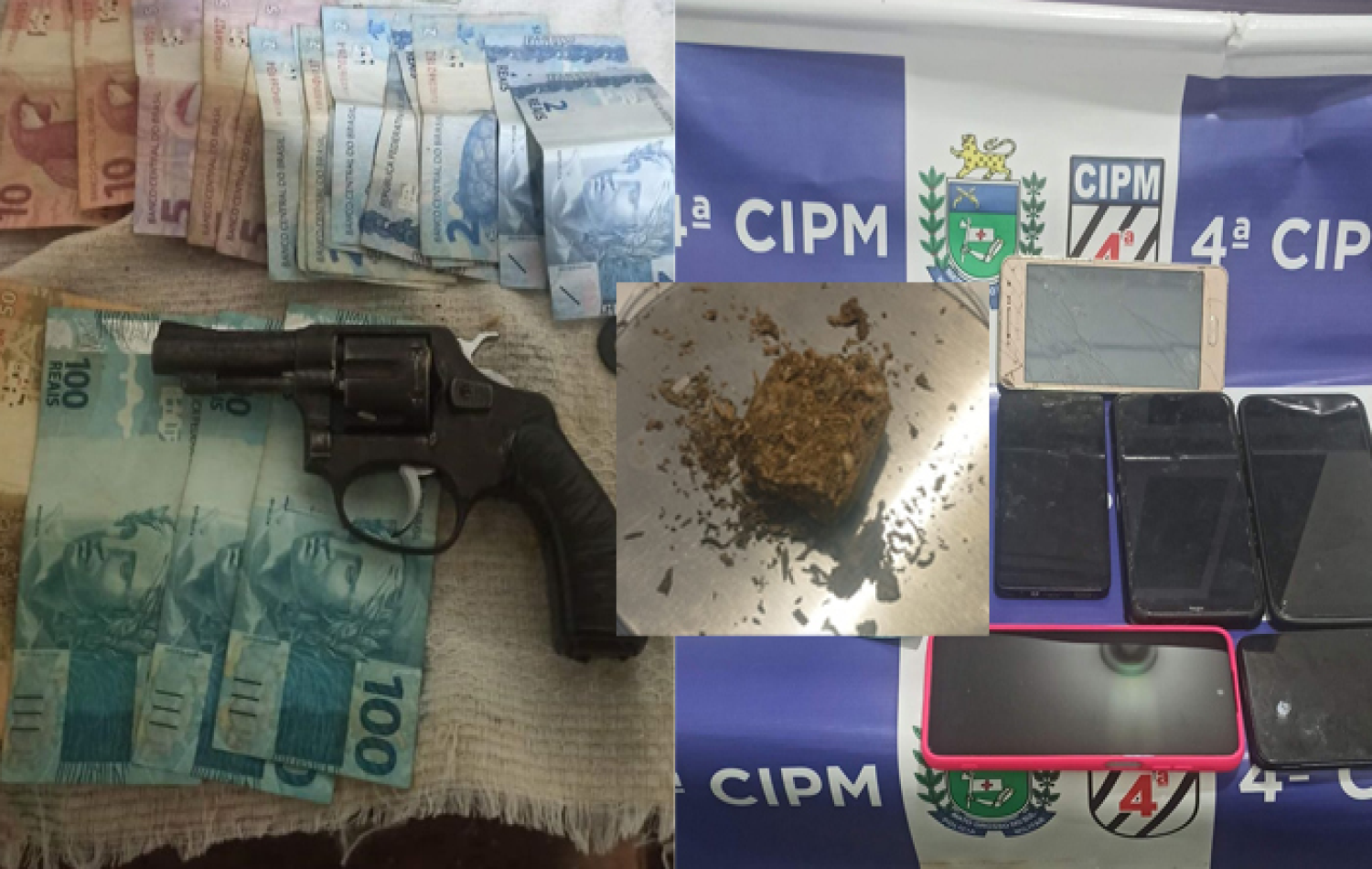 Jovens são presos com drogas e arma de fogo em Chapadão do Sul