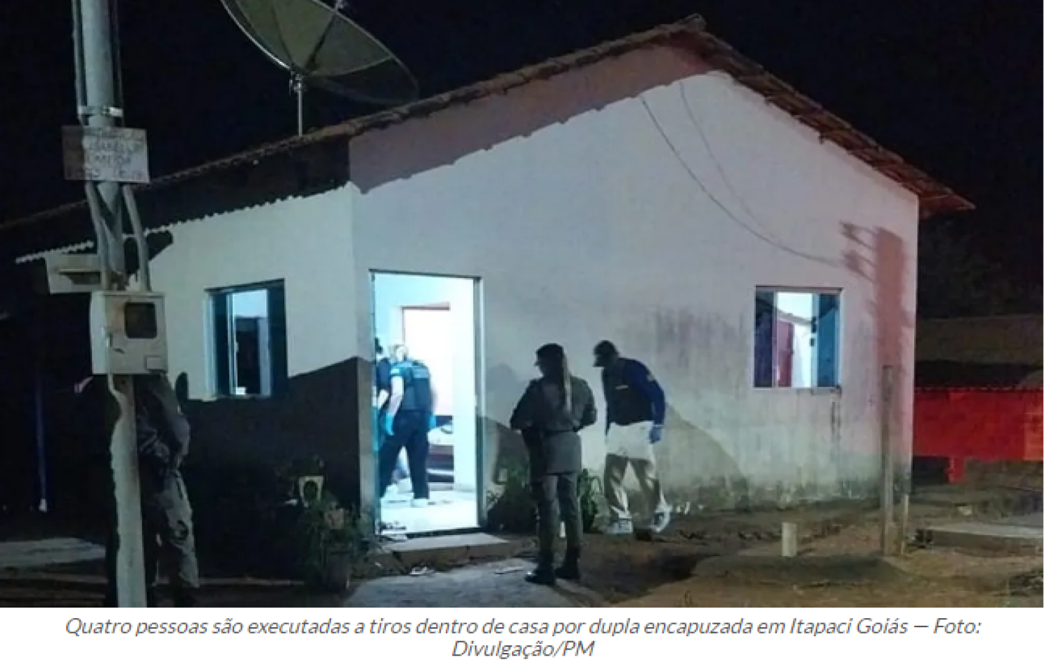 Suspeitos de cometer chacina em Goiás morrem em confronto com a PM