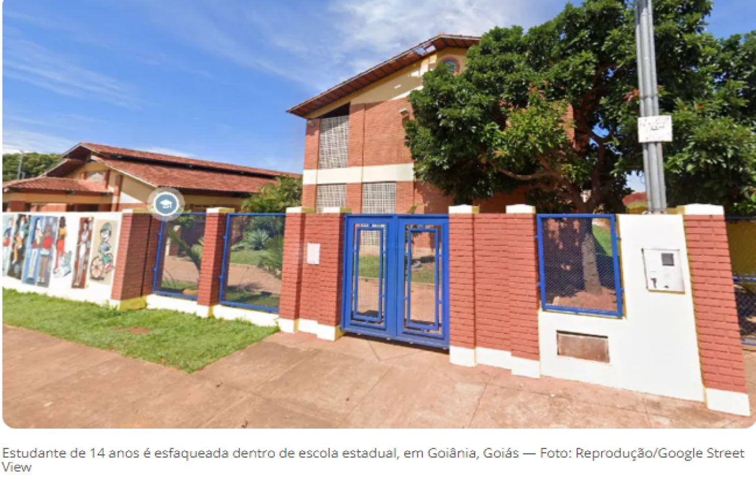 Estudante de 14 anos é esfaqueada dentro de escola em Goiânia