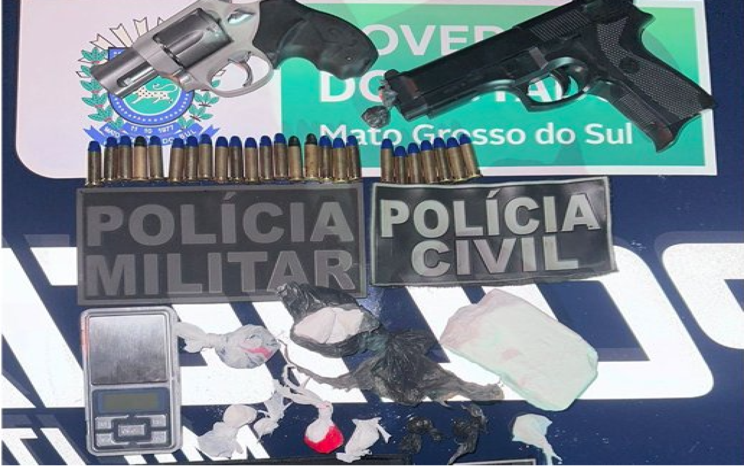 Ação conjunta entre as policias de Chapadão do Sul prende traficante e suspeito cometer homicídio e tentativa na cidade
