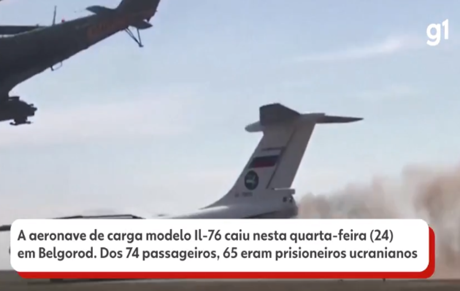 Avião militar que caiu na Rússia é da era soviética, e mesmo modelo explodiu ao pousar no ano passado