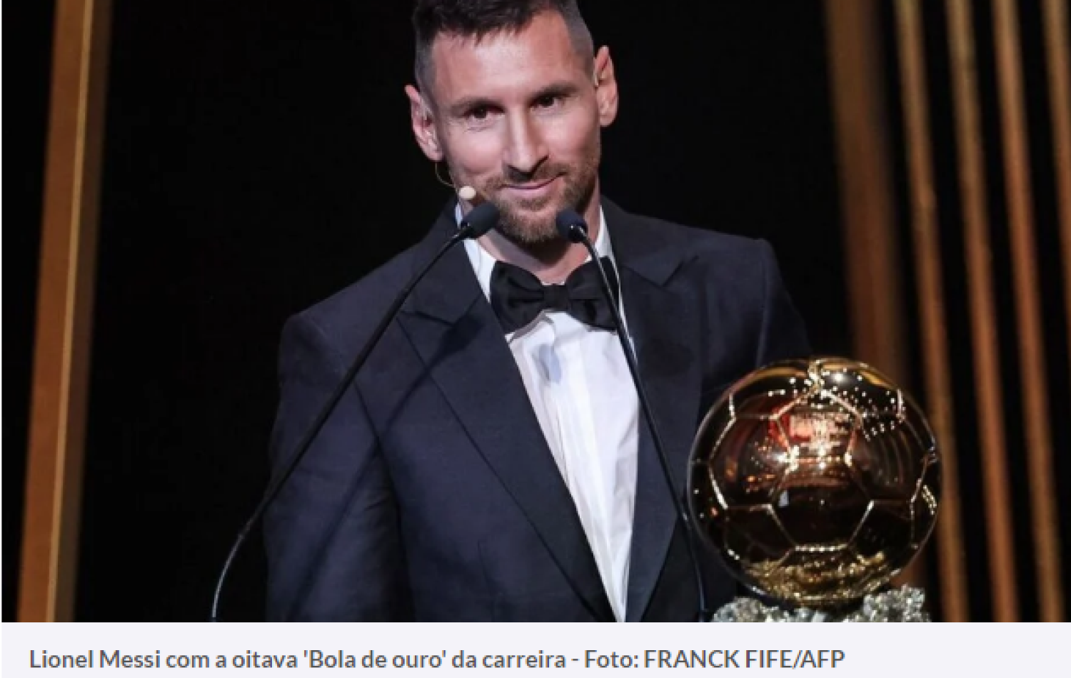 Messi é eleito o melhor jogador do mundo pela oitava vez