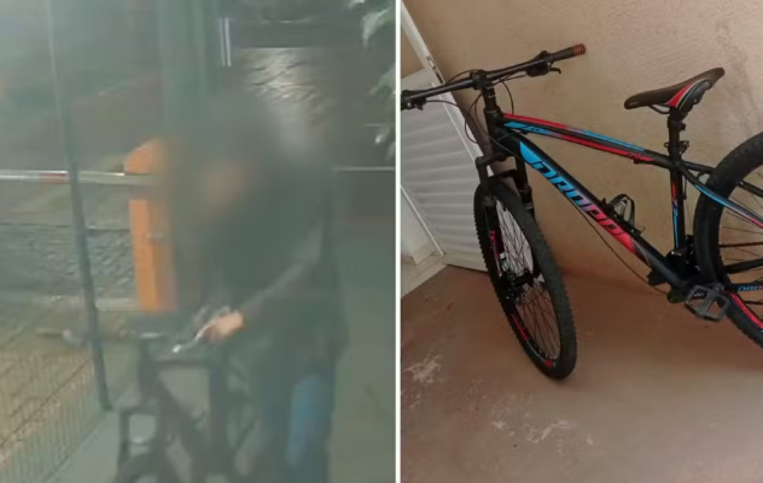 Pai denuncia filho à polícia após assistir a vídeo onde garoto aparece furtando bicicleta